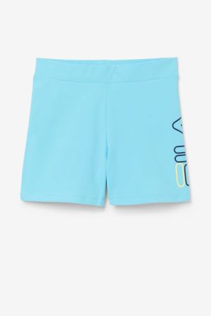 FILA Beatriz High Waist Bikes Shorts Blue / Navy Light Green,Womens Clothing | CA.BXNQIK105